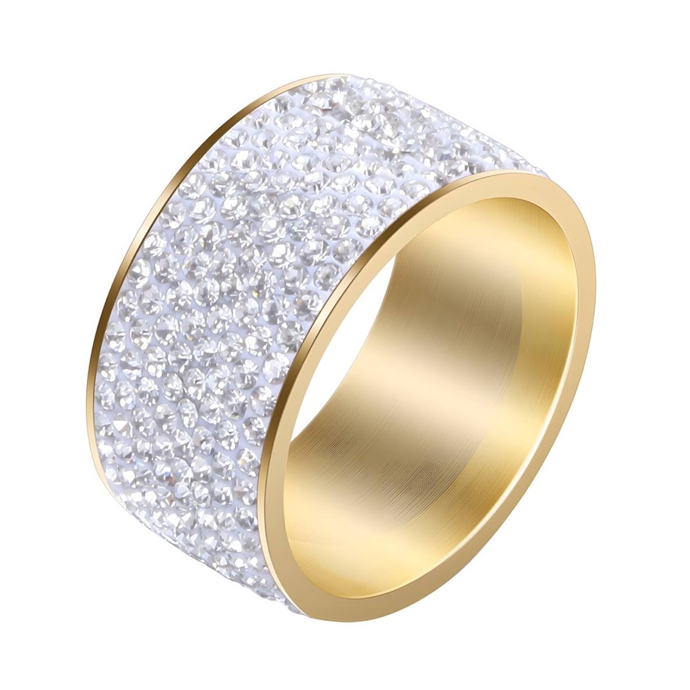 Elegant Gold and Silver Women's Ring